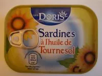 Sucre et nutriments contenus dans Doris