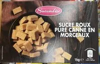 चीनी की मात्रा Sucre roux pure canne en morceaux