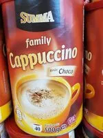 Sokerin määrä sisällä Cappuccino goût choco