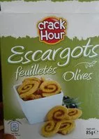 Zuckermenge drin Escargots feuilletés