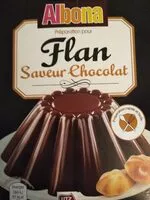 入っている砂糖の量 Flan saveur chocolat