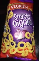 İçindeki şeker miktarı Snacks oignon
