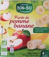 İçindeki şeker miktarı Purée en gourde pomme-poire