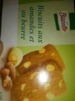 入っている砂糖の量 Biscuits aux amandes et au beurre