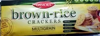 Jumlah gula yang masuk Brown rice crackers multigrain