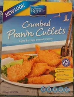 Frozen prawn cutlets