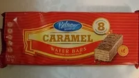 Caramel wafer bars