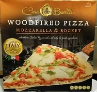 Sokerin määrä sisällä Woodfired Pizza Mozarella & Rocket