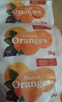 入っている砂糖の量 Navel Oranges