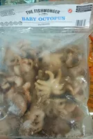 Frozen baby octopus