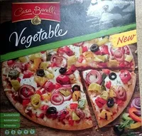 Sokerin määrä sisällä Vegetable Pizza