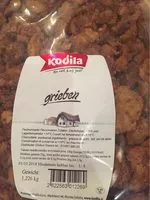 Sucre et nutriments contenus dans Kodila