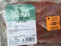 Sucre et nutriments contenus dans Les poissonniers delmas