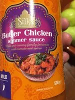 Suhkur ja toitained sees Silks fine indian foods