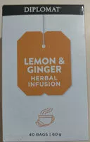 Zuckermenge drin Lemon Ginger Herbal Infusion