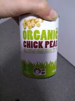 入っている砂糖の量 Organic Chickpeas