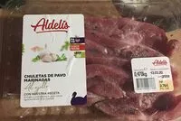Cantidad de azúcar en Chuletas de pavo marinadas