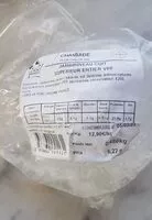 Cantidad de azúcar en Jambonneau cuit supérieur entier