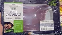 入っている砂糖の量 Foie de veau
