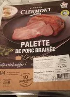 İçindeki şeker miktarı Palette de porc braisé