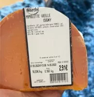 入っている砂糖の量 Mimolette vieille isigny