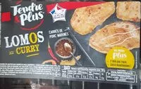 入っている砂糖の量 Lomos au curry