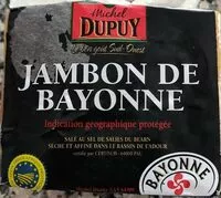 चीनी की मात्रा Jambon de Bayonne IGP