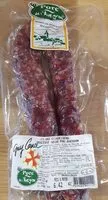 入っている砂糖の量 Saucisse sèche porc Aveyron