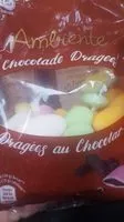 Sokerin määrä sisällä Dragees au chocolat