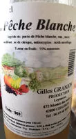 Sucre et nutriments contenus dans Gilles granjon