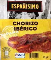 Quantité de sucre dans Chorizo iberico