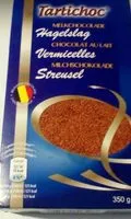 Quantité de sucre dans Vermicelles de chocolat au lait