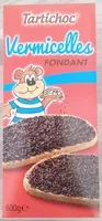 Quantité de sucre dans Vermicelles fondant