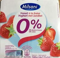 Quantité de sucre dans Yaourt à la fraise