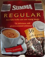 Sokerin määrä sisällä 36 Coffee Pads Regular