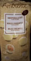 Sokerin määrä sisällä Boules croquantes au chocolat blanc