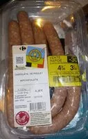 Quantité de sucre dans Chipolata de poulet