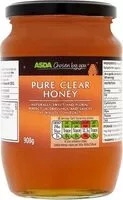 Sokerin määrä sisällä Pure Honey