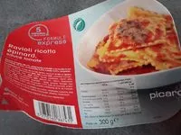 Quantité de sucre dans Ravioli ricotta épinard sauce tomate