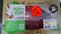 入っている砂糖の量 Foie de veau 