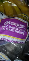 Sucre et nutriments contenus dans Banane guadeloupe martinique