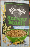 चीनी की मात्रा Knuspermüsli