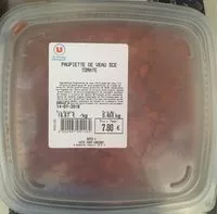 चीनी की मात्रा Paupiette de veau sce tomate