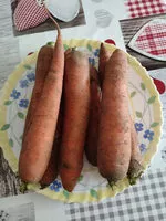 Suhkru kogus sees Carottes Primeur non lavée