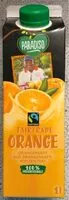 Sokerin määrä sisällä Paradiso Fairtrade Orange