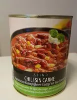 Suhkru kogus sees Chili sin carne