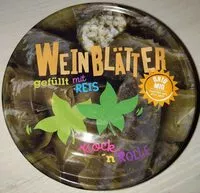 含糖量 Weinblätter gefüllt mit Reis