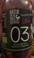 Количество сахара в Jus de betterave