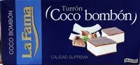 चीनी की मात्रा Turrón coco bombón