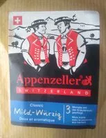 Sugar and nutrients in Appenzeller switzeland